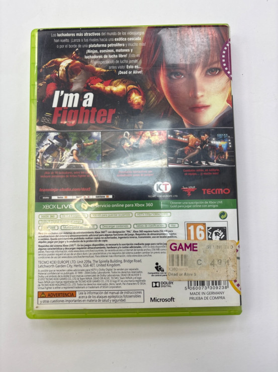 1-1-264908-4-Videojuego Xbox 360 Dead Or Alive 5