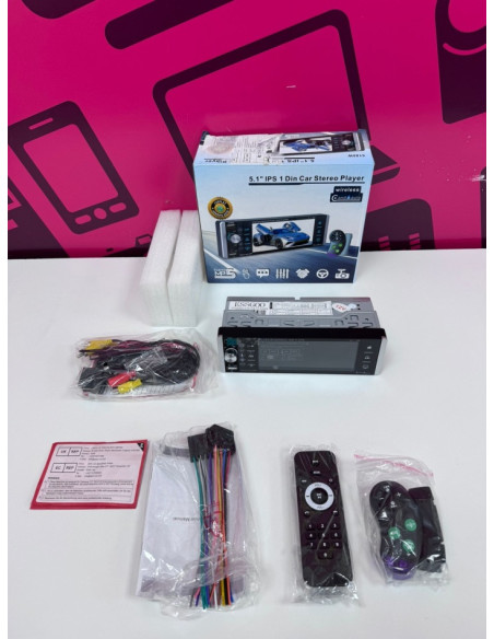 7-7-82470-1-Radio CD Casette Wireless 5.1 Ios 1 Din Car Sterio Player MP5