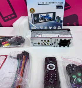 7-7-82470-1-Radio CD Casette Wireless 5.1 Ios 1 Din Car Sterio Player MP5 2