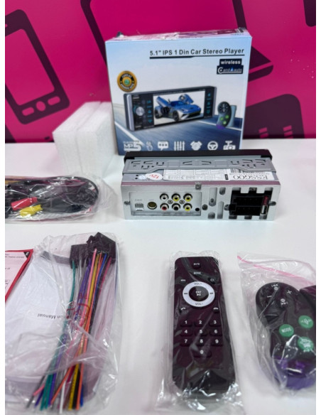 7-7-82470-2-Radio CD Casette Wireless 5.1 Ios 1 Din Car Sterio Player MP5