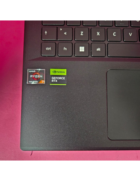 8-8-71196-6-Ordenador Portátil Acer Nitro V15 AMD Ryzen 7 7735HS Radeon Graphics 16ram 954SSD Nvidia GeForce R