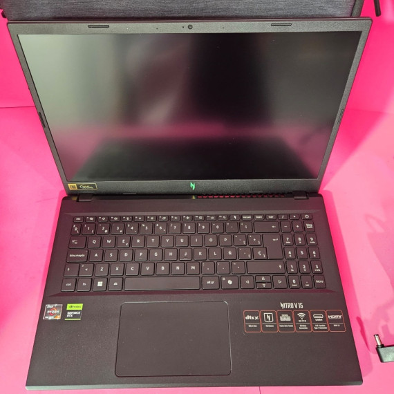 8-8-71196-8-Ordenador Portátil Acer Nitro V15 AMD Ryzen 7 7735HS Radeon Graphics 16ram 954SSD Nvidia GeForce R