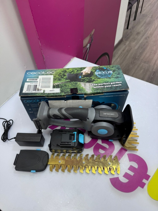 7-7-82518-2-Herramientas eléctricas Cortasetos Cecotec titanium Swords 2120 xl