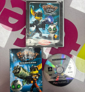7-7-82545-1-Videojuego PS2 ratchet clank totalmente a tope ps2