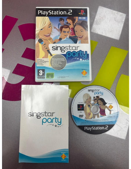 7-7-82537-1-Videojuego PS2 singstar party ps2 