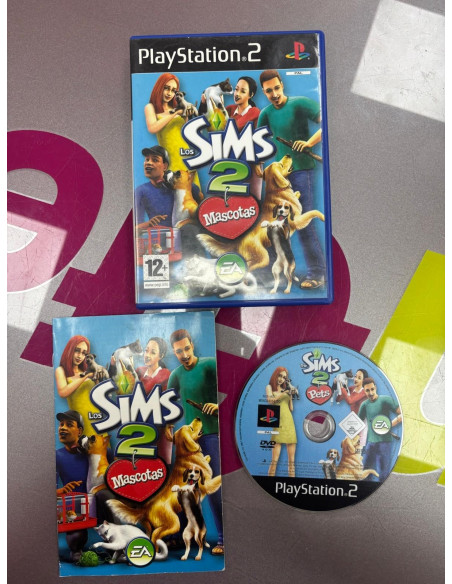 7-7-82532-1-Videojuego PS2 los sims 2 mascotas ps2