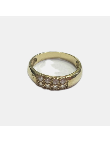 9-9-70675-1-Anillo circonitas de oro amarillo 18K, T 15
