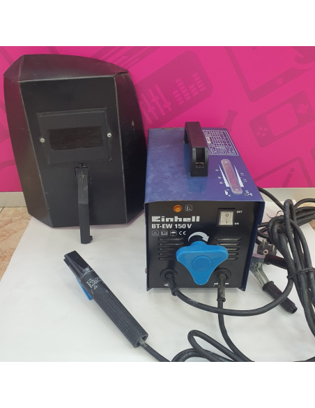 1-1-265272-1-Soldador Einhell BT-EW 150 Con Máscara 