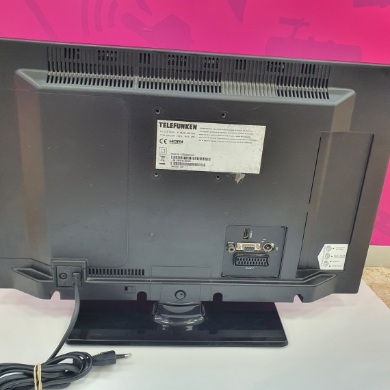 1-1-263492-2-Televisor LED Telefunken Tlfk22Ledpvr1 Negra Tdt Hd