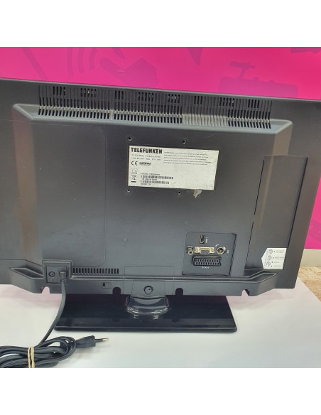 1-1-263492-2-Televisor LED Telefunken Tlfk22Ledpvr1 Negra Tdt Hd