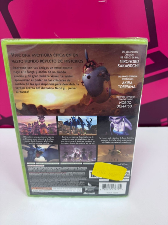 7-7-82700-6-Videojuego Xbox 360 Blue Dragon (Precintado Perfecto)