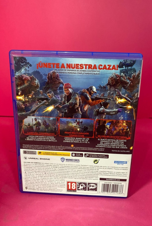 8-8-74015-4-Videojuego PS5 Black 4 Blood