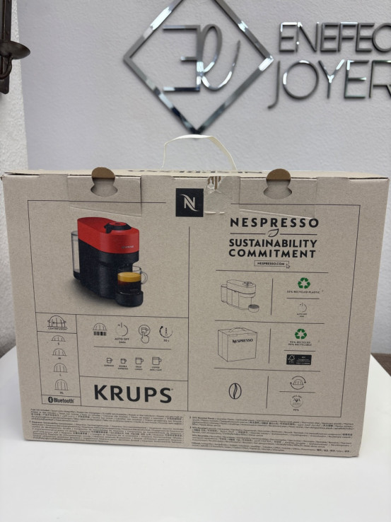 1-1-265531-5-Cafetera Capsulas Nespresso Krups Vertuo Pop XN9201Eco 