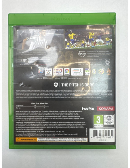 1-1-265396-2-Videojuego Xbox One Pes 2016