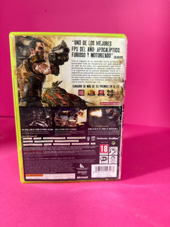 8-8-74120-3-Videojuego Xbox 360 RAGE 3 DISCOS