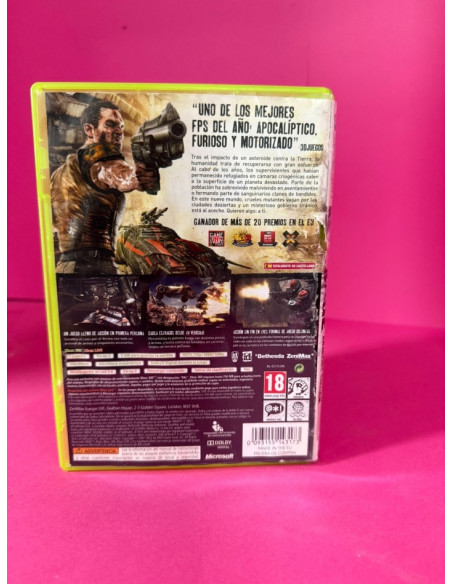 8-8-74120-3-Videojuego Xbox 360 RAGE 3 DISCOS