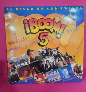 8-8-74122-1-Vinilo BOOM 5 El disco de los exitos (Queen,Tina Turner,Paul McCarteney,Roxette....)