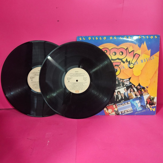 8-8-74122-3-Vinilo BOOM 5 El disco de los exitos (Queen,Tina Turner,Paul McCarteney,Roxette....)