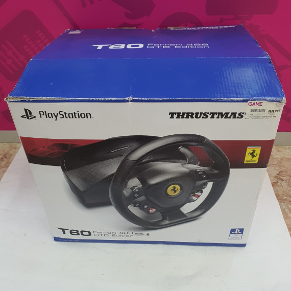 1-1-263725-4-Accesorio PS4 Volante - Thrustmaster T80 Ferrari 488 GTB 