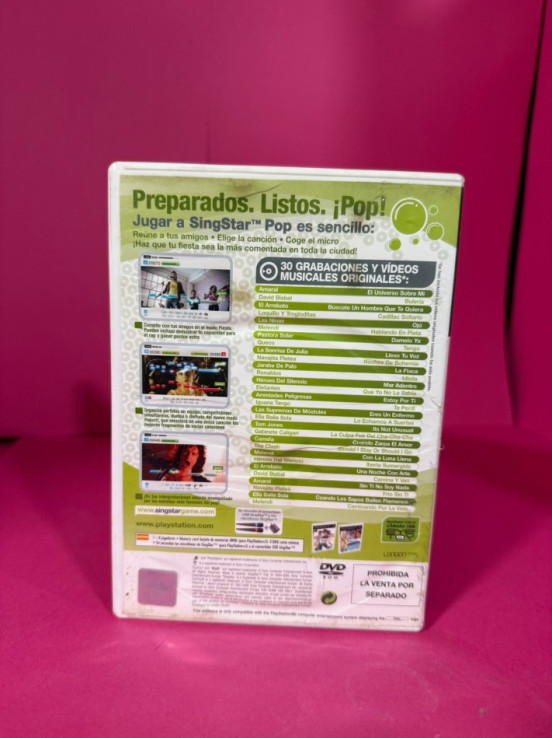 8-8-74205-3-Videojuego PS2 Singstar Pop