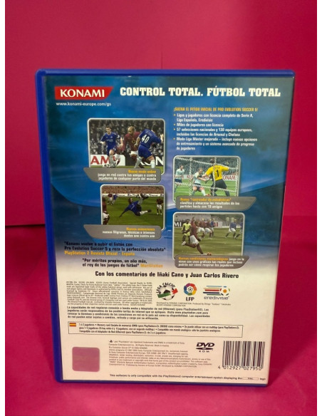 8-8-74203-3-Videojuego PS2 Pro Evolution soccer 5