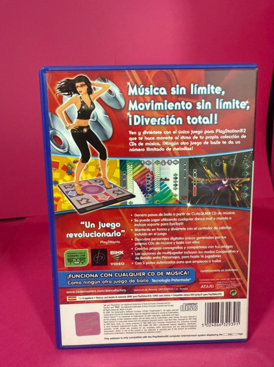 8-8-74199-3-Videojuego PS2 Dance Factory