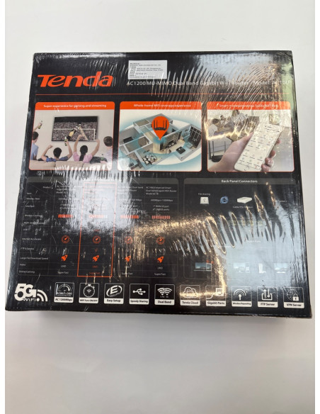 1-1-265805-2-Periféricos Tenda AC23 Router Inalámbrico AC2100 Dual Band Gigabit 