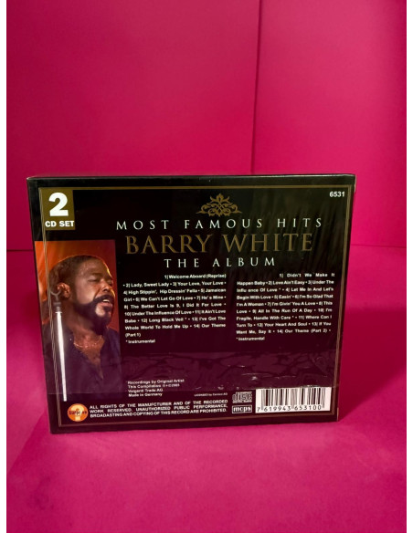 8-8-74234-2-CD Nuevo, Album Barry White