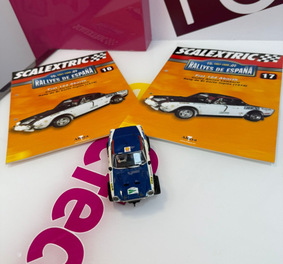 9-9-72809-2-Coche metal scalextric fiat 124 abarth 1978 7