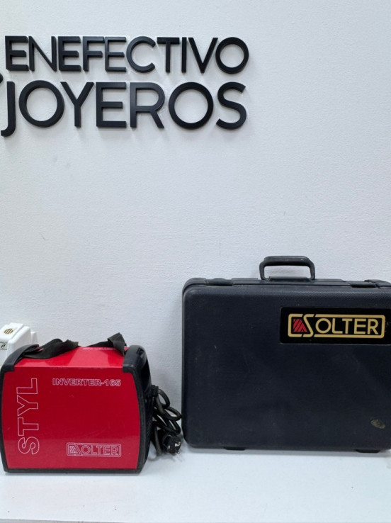 7-7-82747-1-Soldador SOLTER STYL 165 INVERTER 140AMP 4,8KVA
