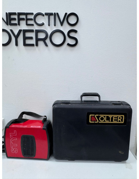 7-7-82747-2-Soldador SOLTER STYL 165 INVERTER 140AMP 4,8KVA