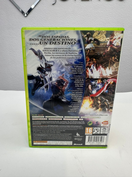 1-1-265540-3-Videojuego Xbox 360 Soul Calibur V