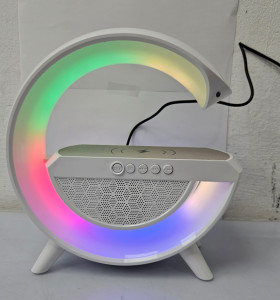 8-8-74301-1-Lampara Infrarrojos 3 en 1 Cargador inalambrico con luz LED y altavoz RoHS