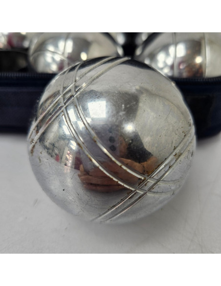 8-8-74287-5-Petanca Set 6 Bolas Metálicas