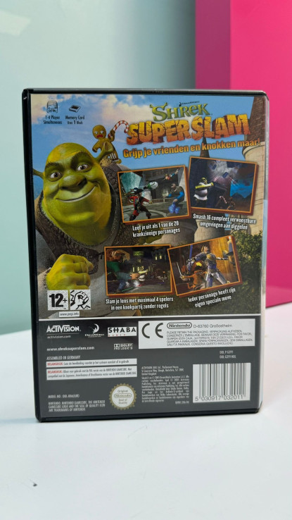 9-9-66352-3-Videojuego GameCube Shrek Super Slam