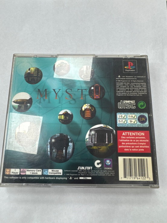 1-1-265876-2-Videojuego MYST Ps1