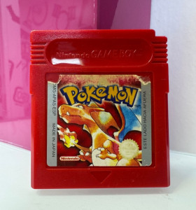 9-9-73994-1-Videojuego Game Boy Pokemon Rojo