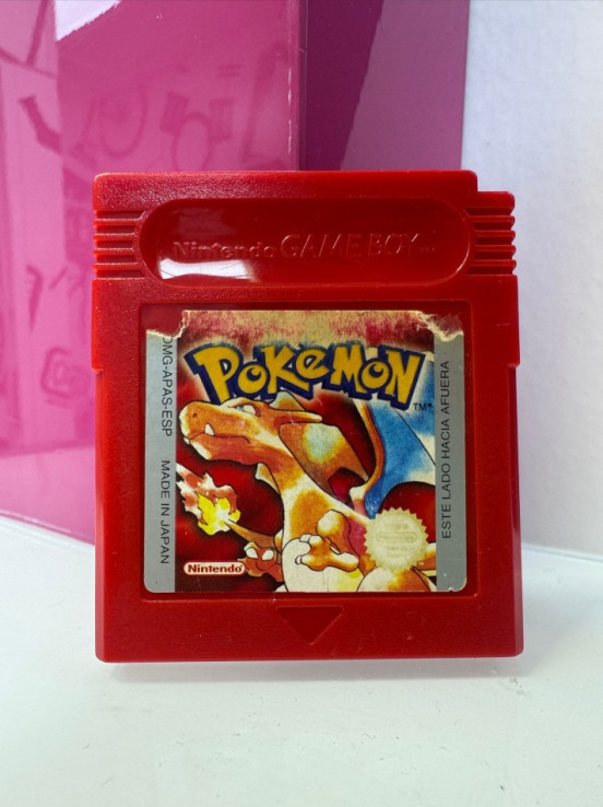 9-9-73994-1-Videojuego Game Boy Pokemon Rojo