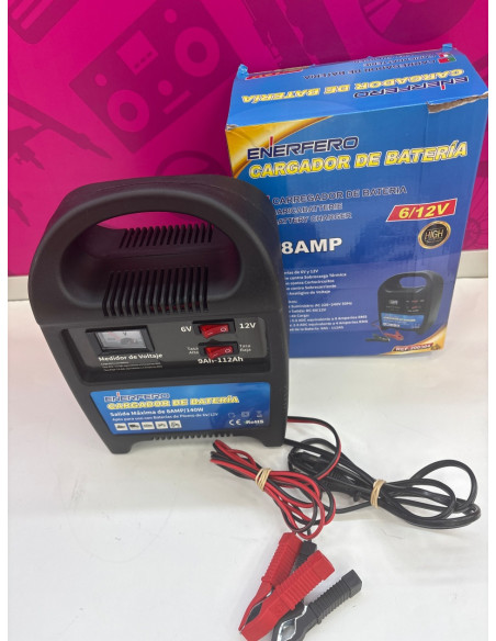 1-1-266184-1-Equipamiento Taller Cargador Baterías Vehículos 6V 12V 6A 