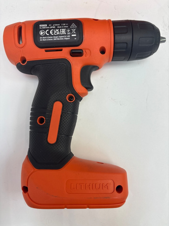 1-1-266182-2-Taladro A Bateria Atornillador BLACK DECKER Bdcd8 7,2v 