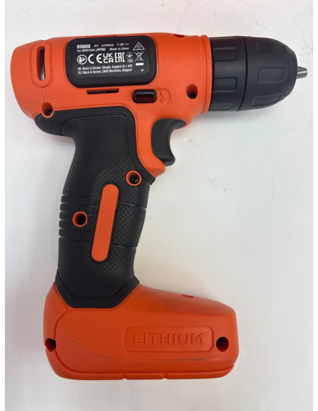 1-1-266182-2-Taladro A Bateria Atornillador BLACK DECKER Bdcd8 7,2v 