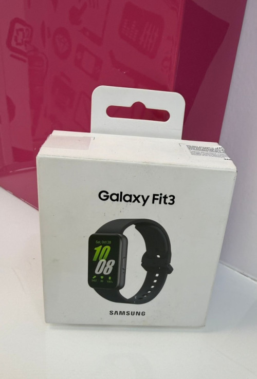 9-9-74077-3-Relojería y gafas smartwhatch samsung galaxy fit3 negro (sin uso)