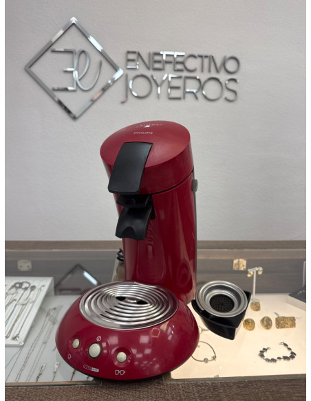 1-1-266223-1-Cafetera Capsulas Philips Senseo Roja