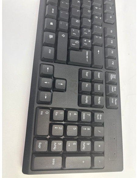 1-1-266162-3-Teclado Alfanumérico Isy Negro Inalambrico