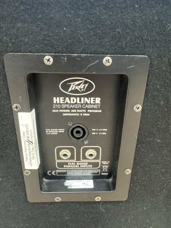 1-1-265484-3-Música Profesional PEAVEY HEADLINER 210 Pantalla De Bajo 