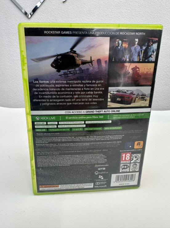 1-1-266373-3-Videojuego Xbox 360 Gta V