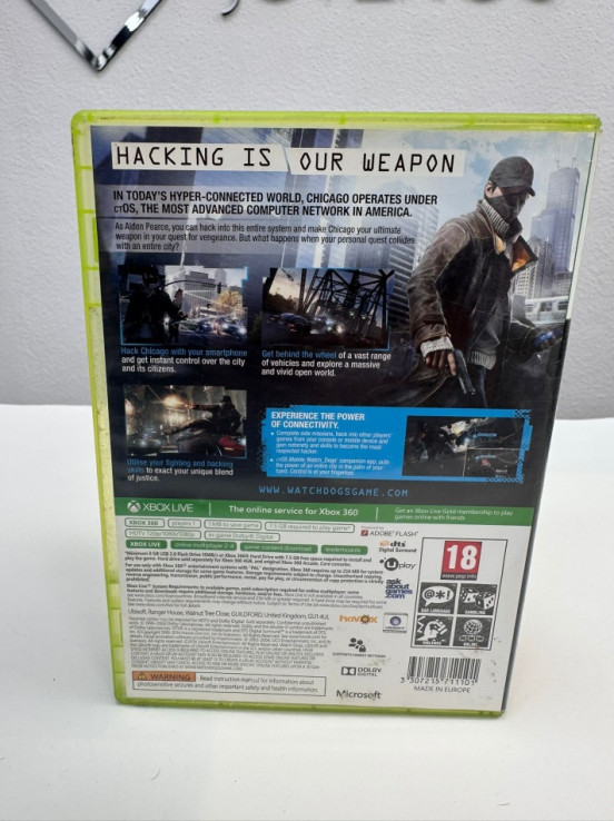 1-1-266371-3-Videojuego Xbox 360 Watch Dogs