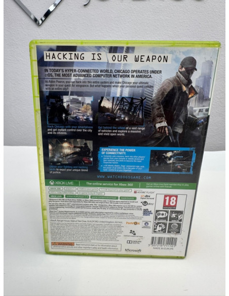 1-1-266371-3-Videojuego Xbox 360 Watch Dogs