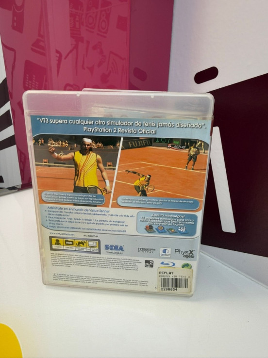 9-9-74037-3-Videojuego PS3 Virtua Tennis 3