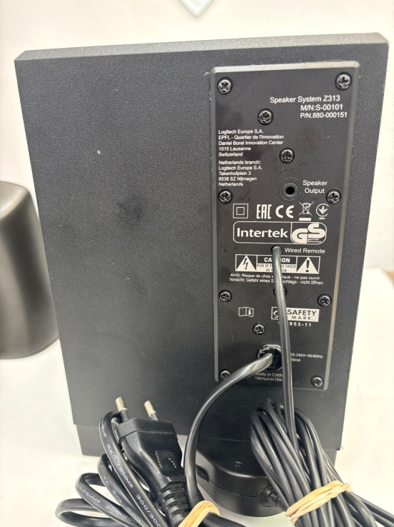 1-1-266406-3-Sonido ALTAVOCES 2.1 Negro Z313